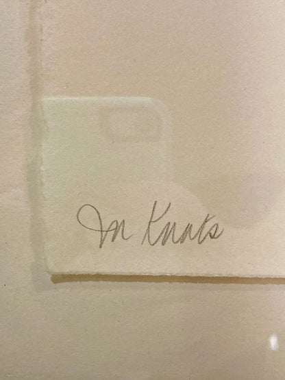 Cleveland Printmaker Phyllis Fannin Artist Proof Torso Framed Aquatint Art