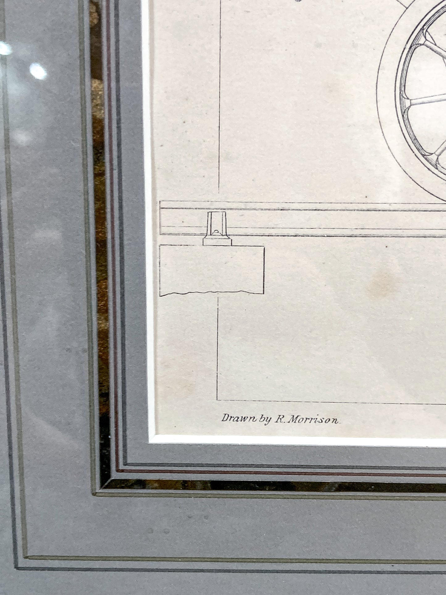 Four Antique Joseph Wilson Lowry Robert Morrison Locomotive Framed Engravings