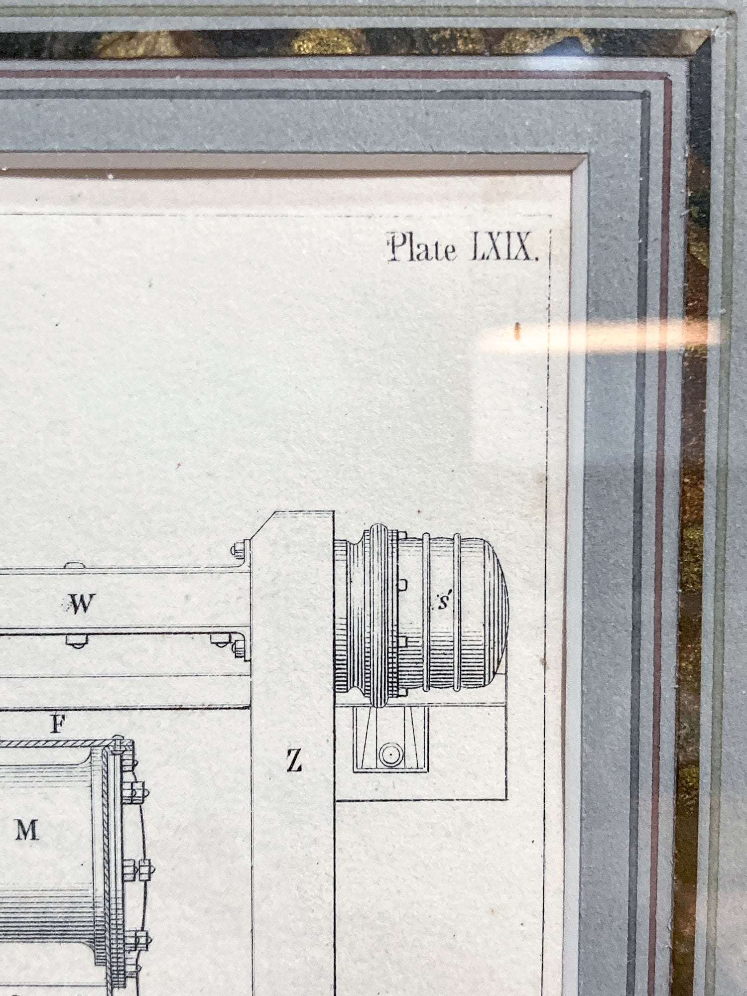Four Antique Joseph Wilson Lowry Robert Morrison Locomotive Framed Engravings
