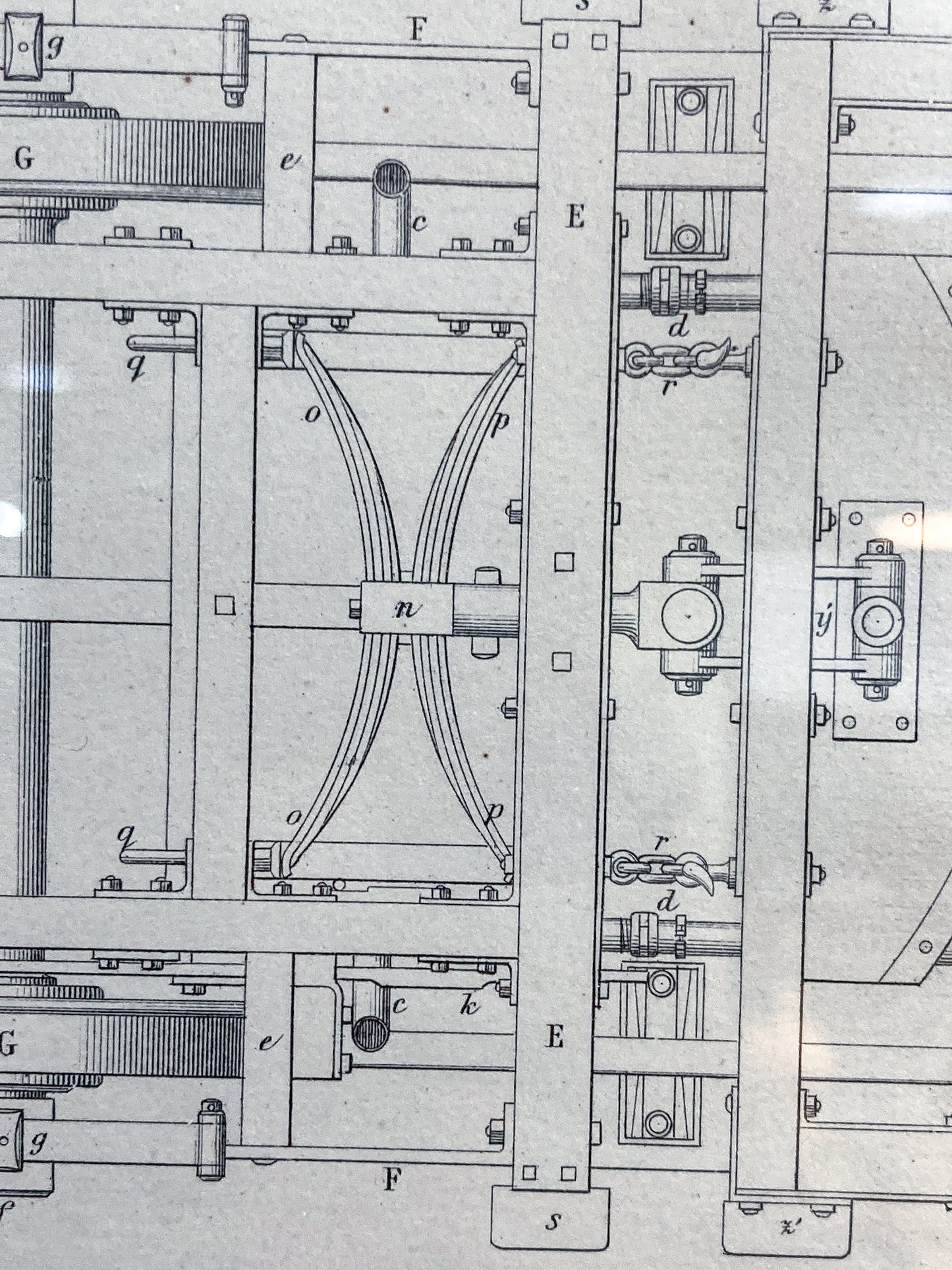 Four Antique Joseph Wilson Lowry Robert Morrison Locomotive Framed Engravings