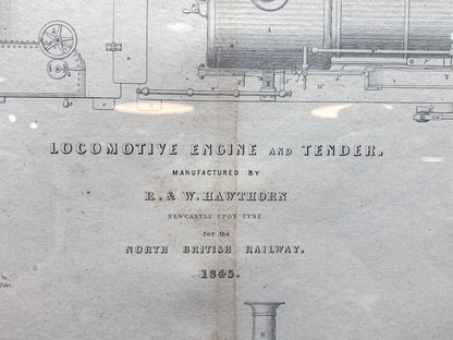 Four Antique Joseph Wilson Lowry Robert Morrison Locomotive Framed Engravings