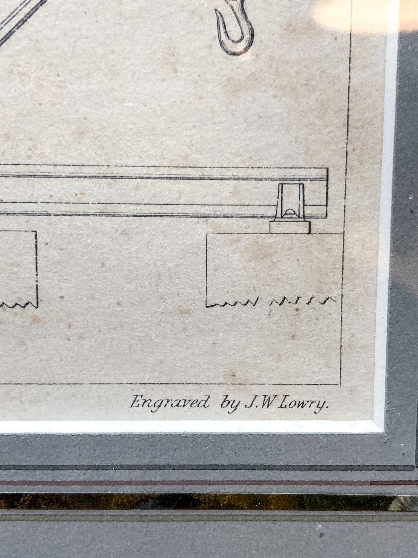 Four Antique Joseph Wilson Lowry Robert Morrison Locomotive Framed Engravings