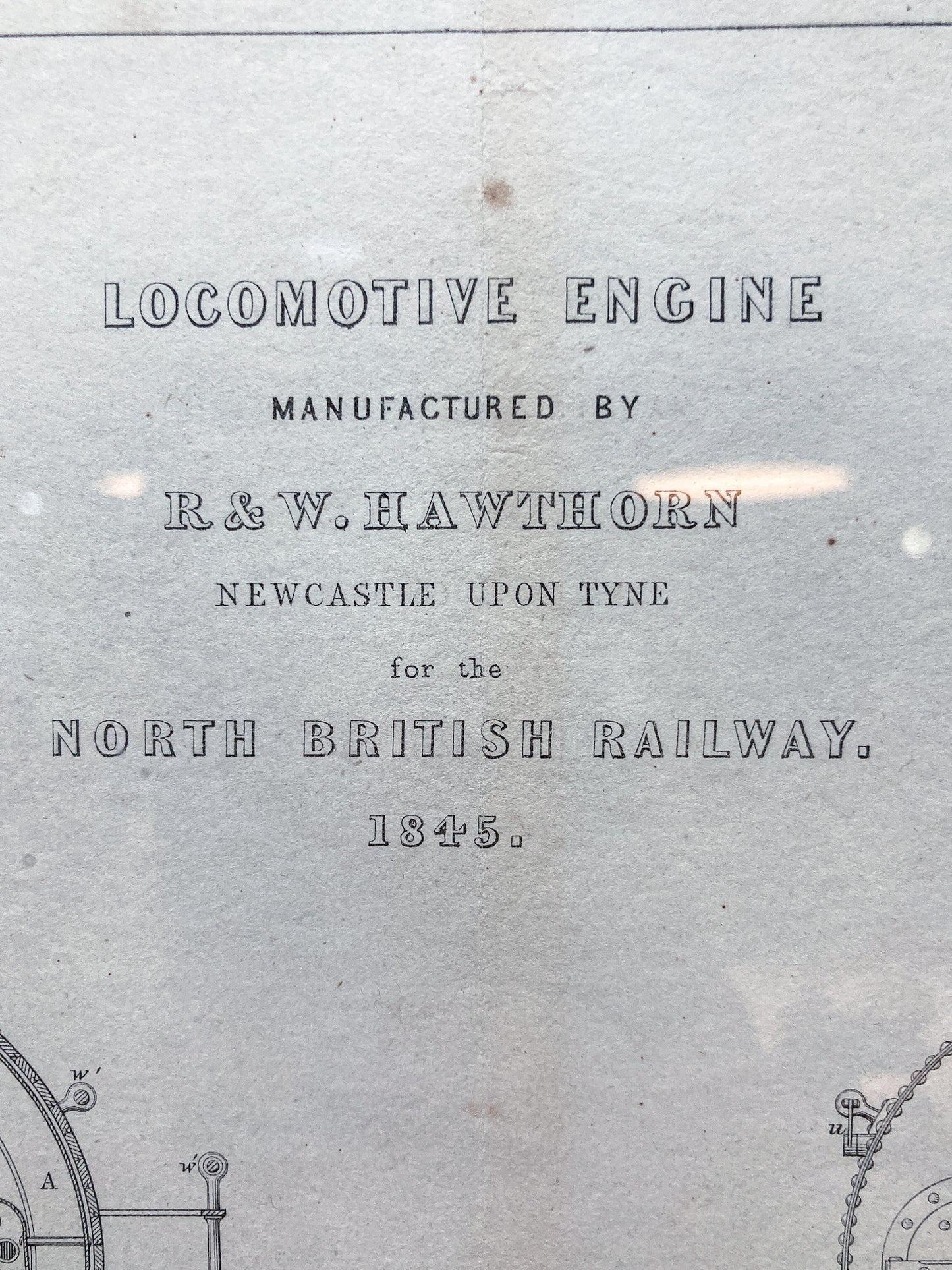 Four Antique Joseph Wilson Lowry Robert Morrison Locomotive Framed Engravings