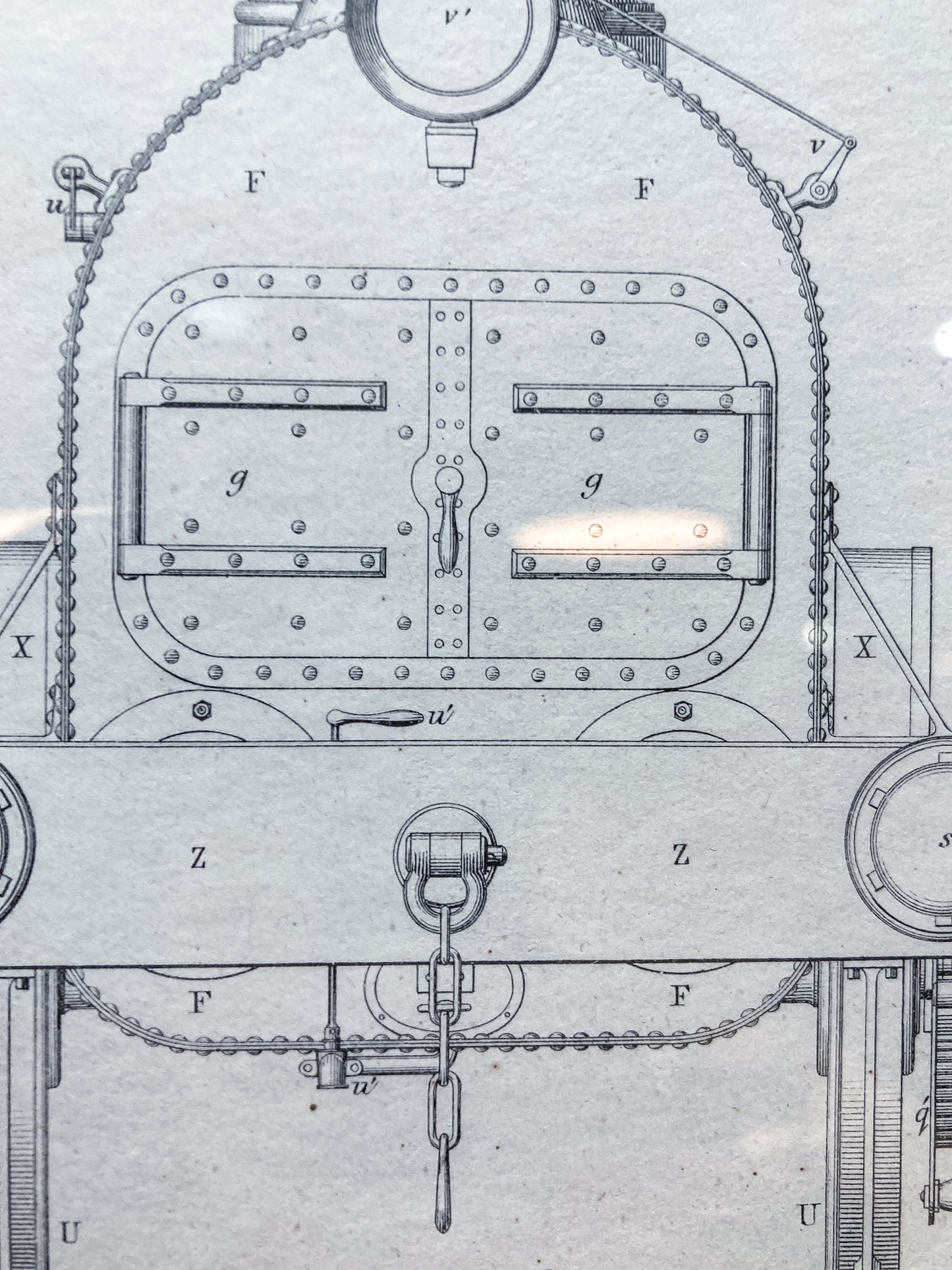 Four Antique Joseph Wilson Lowry Robert Morrison Locomotive Framed Engravings