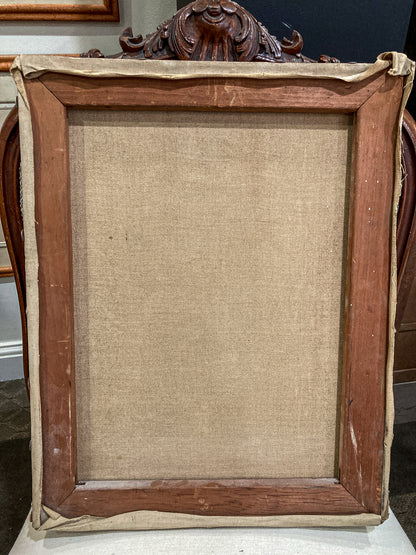 Vintage Original Self Portrait Frank Campanella (1918-2016) Canvas Oil Painting