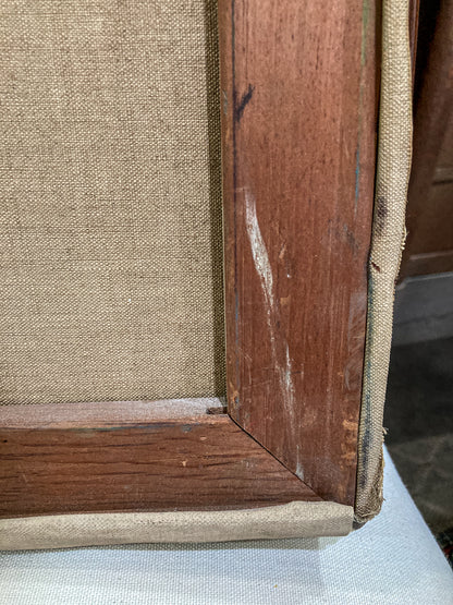 Vintage Original Self Portrait Frank Campanella (1918-2016) Canvas Oil Painting