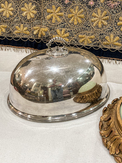 Late 19th Century William Hutton & Sons English Silver Plated Entree Dome