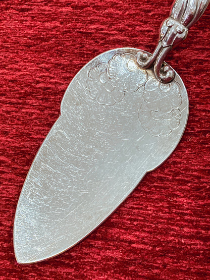 Pair Vintage Georg Jensen Pattern #91 Sterling Silver Fish Serving Set