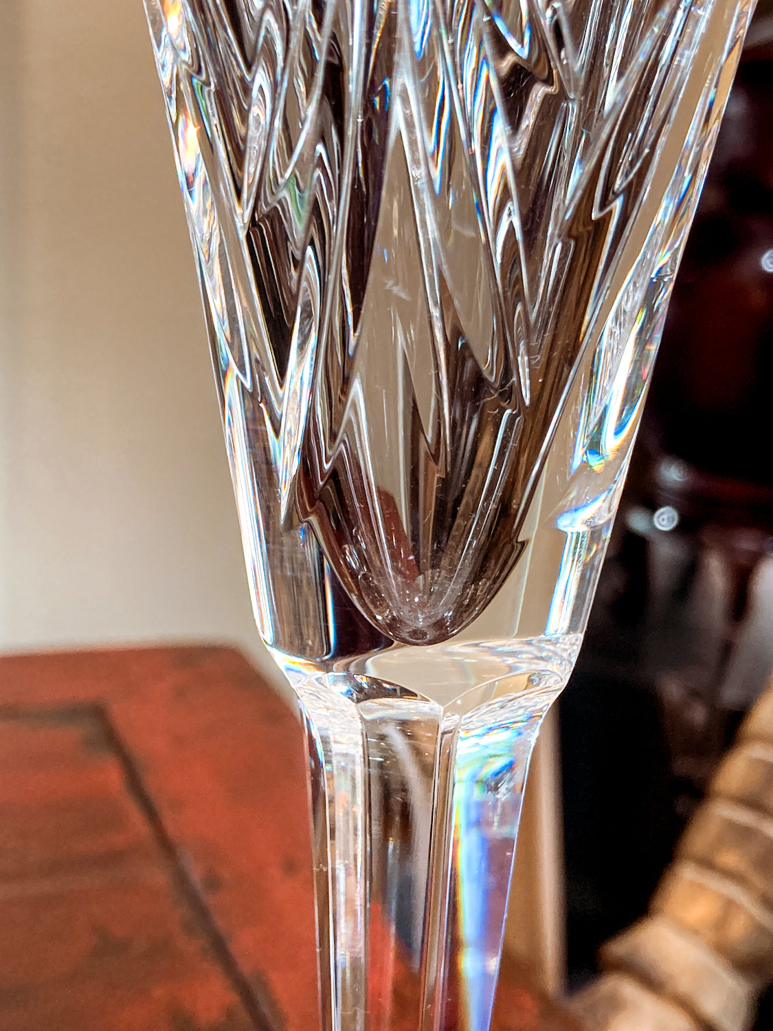 Waterford Millennium Series Happiness Crystal Toasting Flutes Glassware Pair