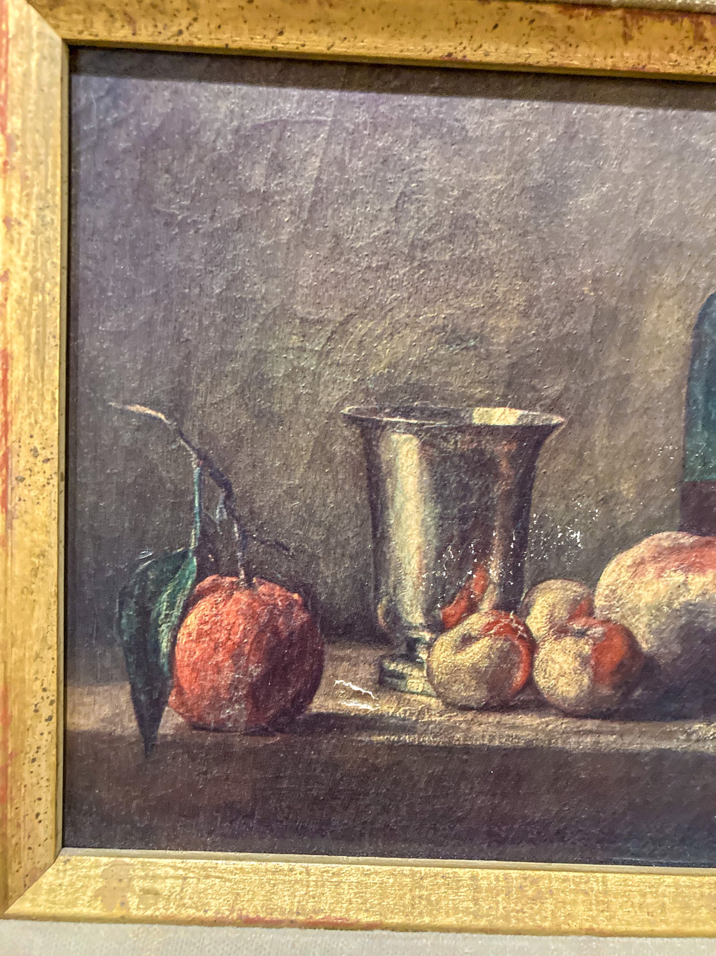 Reproduction 18th Century Jean Siméon Chardin Ornate Framed Goblets Still Life Print