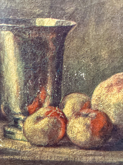 Reproduction 18th Century Jean Siméon Chardin Ornate Framed Goblets Still Life Print