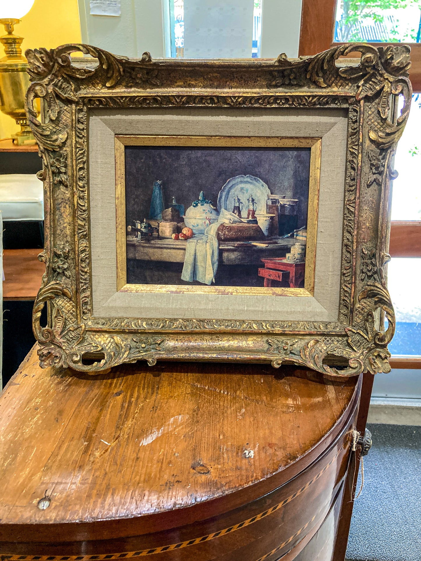 Reproduction 18th Century Jean Siméon Chardin Ornate Framed Still Life Print