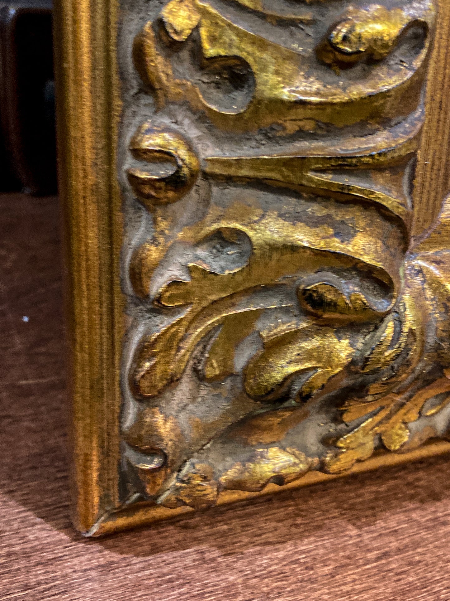 Antique Inspired Woman in Mirror Robert Martin (1918-1998) Framed Oil Canvas Painting