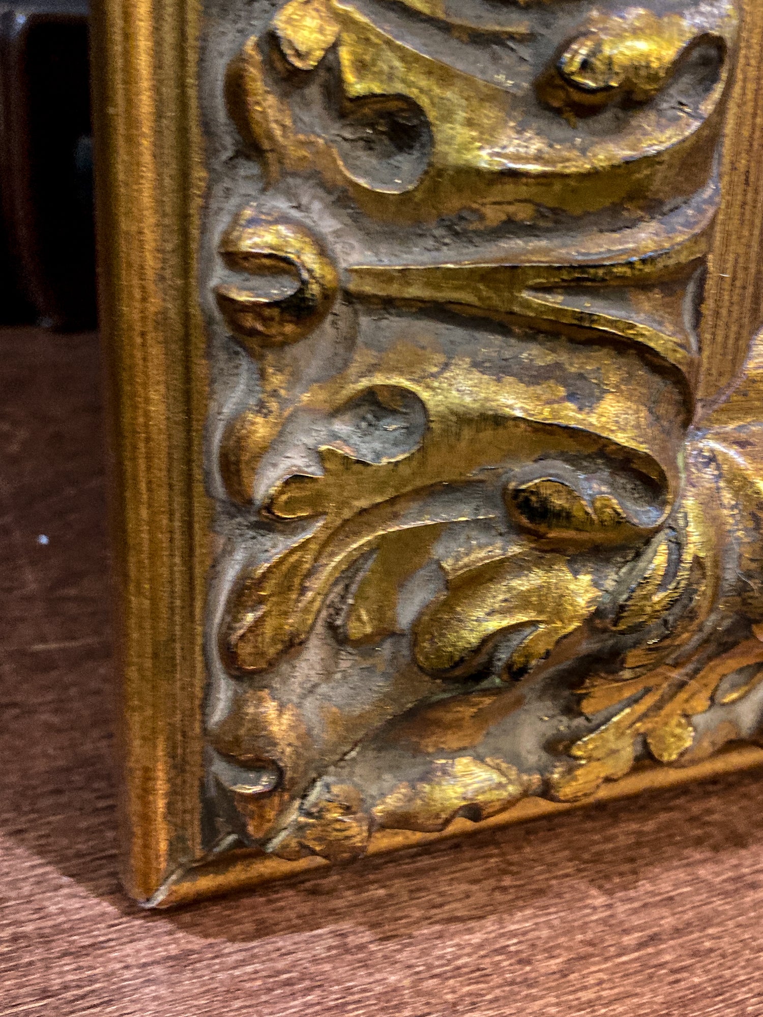 Antique Inspired Woman in Mirror Robert Martin (1918-1998) Framed Oil Canvas Painting