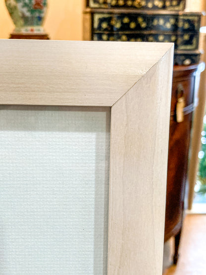 Vibrant Canyon River Watercolor Landscape Signed Framed Painting Art