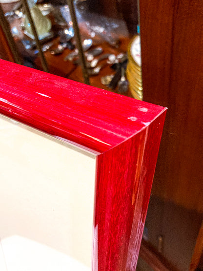 1942 January Pin-Up Girl Esquire Calendar Page Vargas Framed Illustration