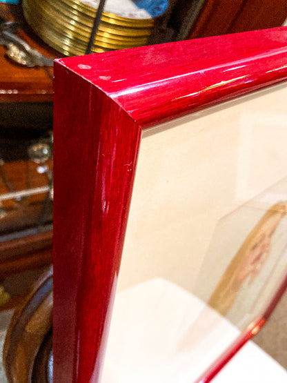 1942 January Pin-Up Girl Esquire Calendar Page Vargas Framed Illustration