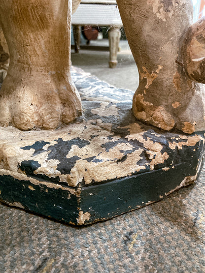 Vintage 1944 Republican Political Presidential Race Plaster Elephant Statue