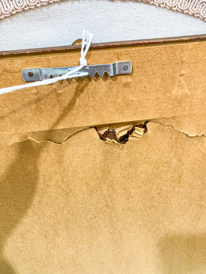 Vintage 1960s Floral Botanical W.T. Burger Co. Signed Sol Framed Oil on Board Painting