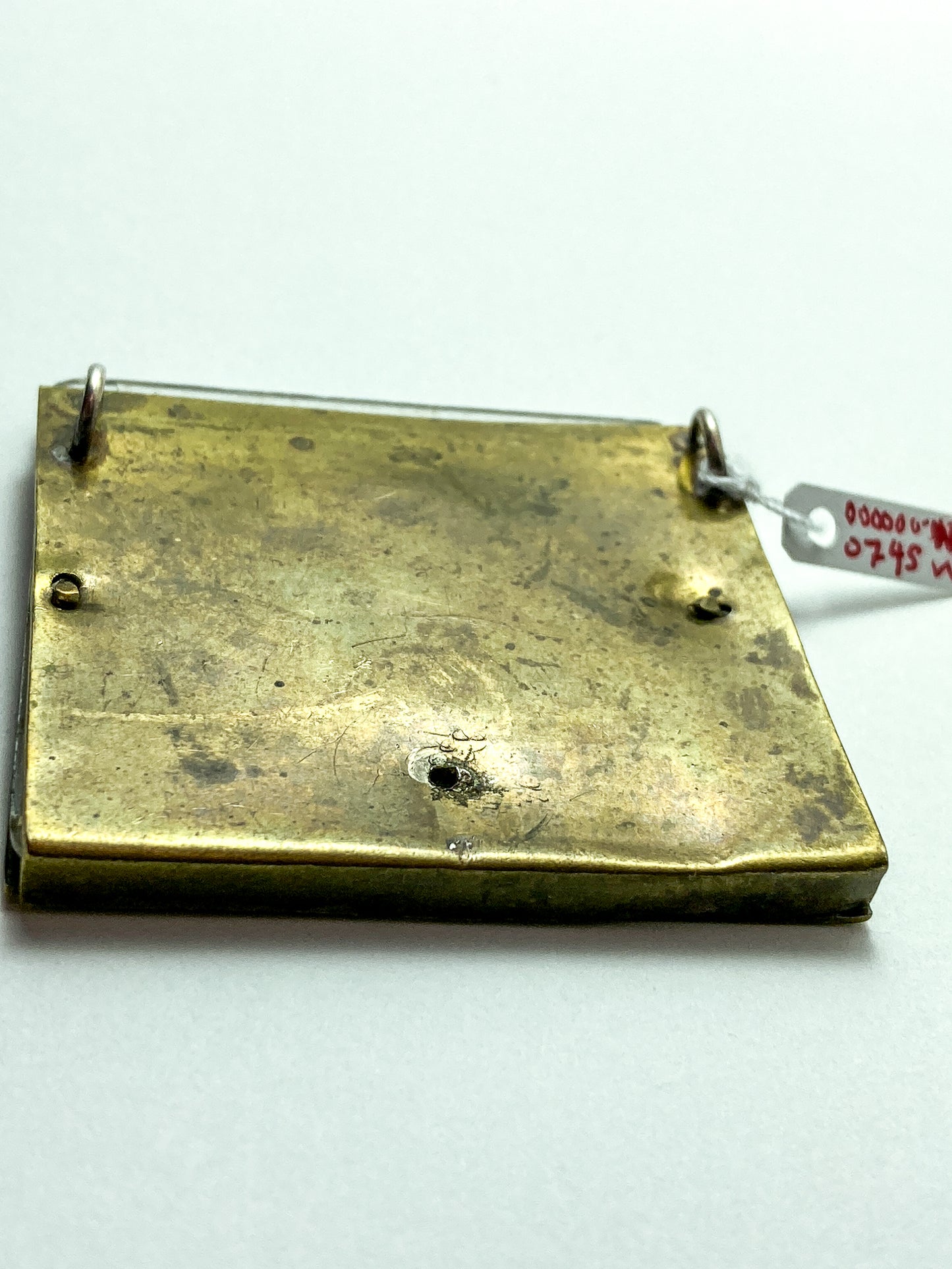 Vintage 1979 Susan B Anthony Dollar Coin Custom Brass Case Pendant