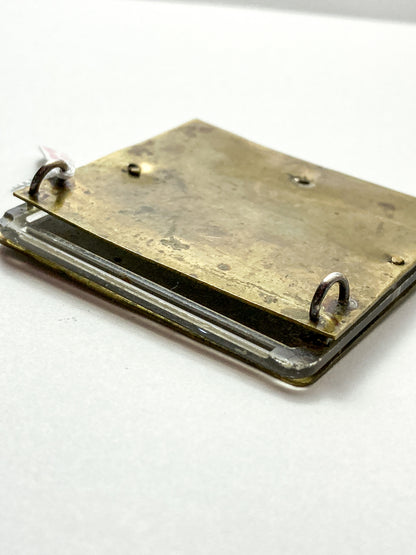 Vintage 1979 Susan B Anthony Dollar Coin Custom Brass Case Pendant