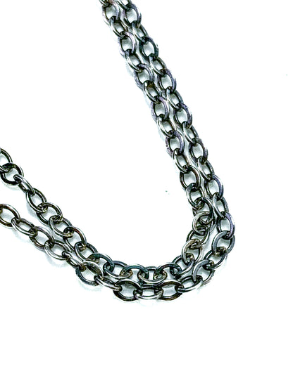 Vintage 1982 Franklin Mint Sterling Silver Ruby Holly Pendant Necklace