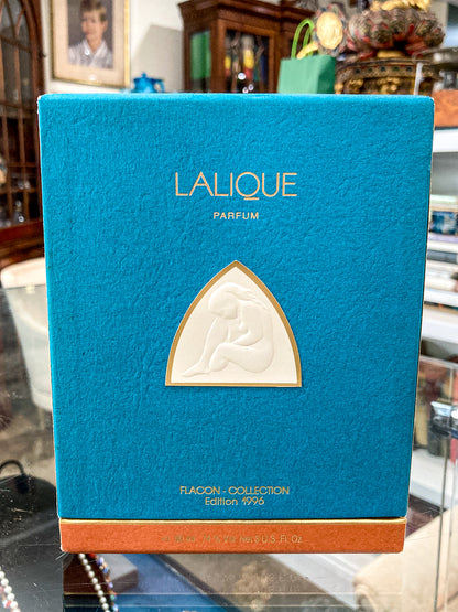 Vintage 1996 Le Nu Lalique France Flacon Figural Nude Perfume Bottle Original Box