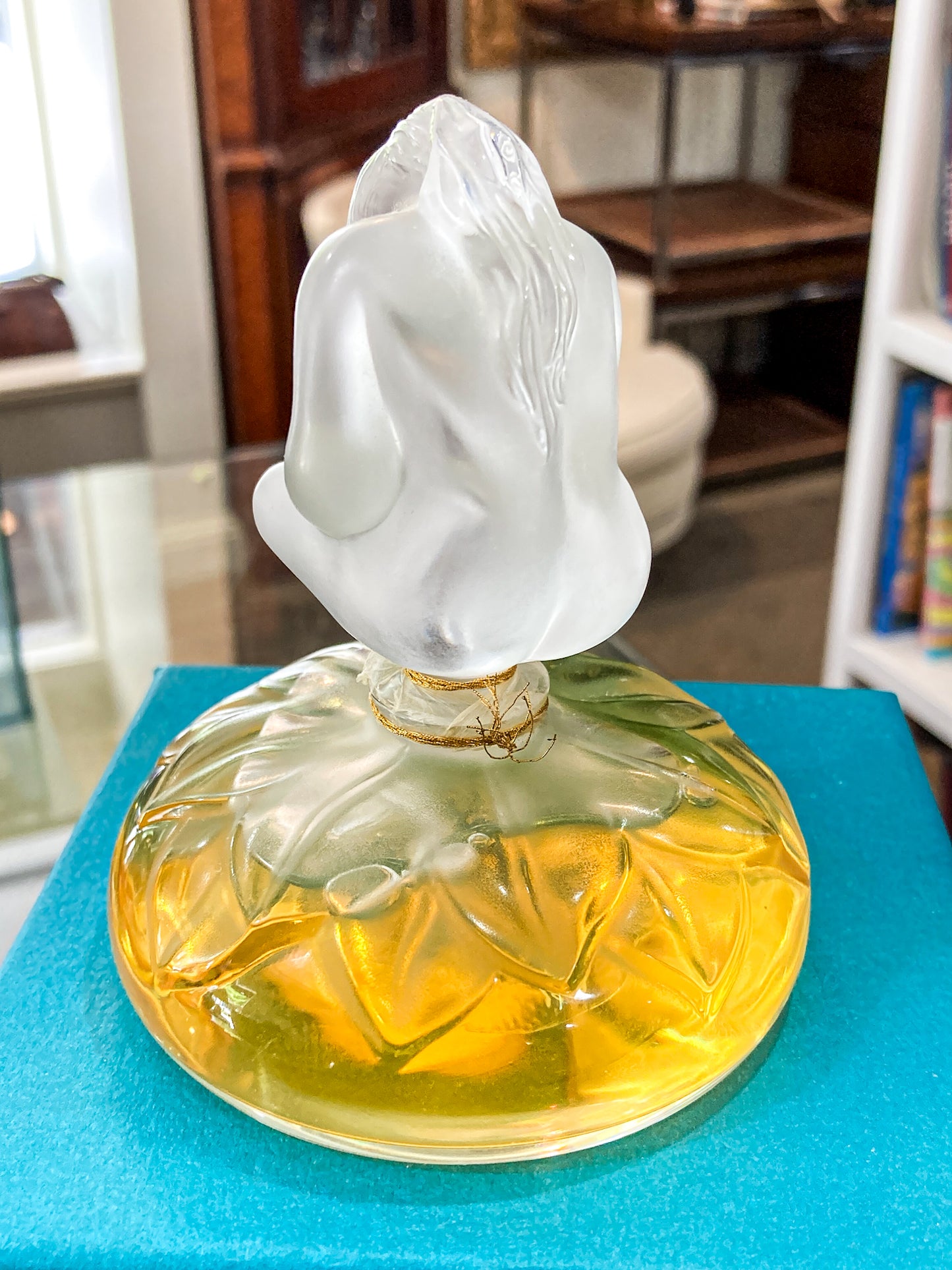 Vintage 1996 Le Nu Lalique France Flacon Figural Nude Perfume Bottle Original Box