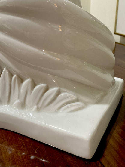 Vintage Art Deco Reclining Female Lamberton Porcelain Figure Sculpture