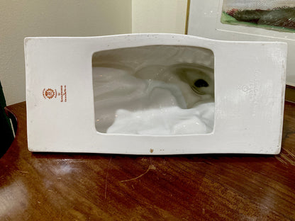 Vintage Art Deco Reclining Female Lamberton Porcelain Figure Sculpture