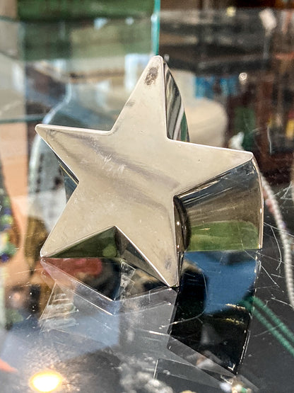 Vintage 1970s Silver Plated Shooting Star Gunnar Cyren Dansk Paperweight