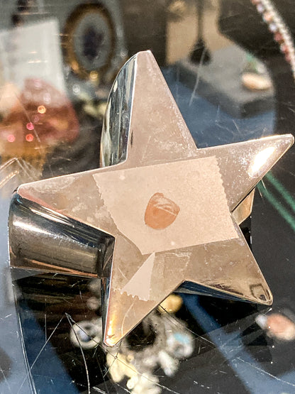 Vintage 1970s Silver Plated Shooting Star Gunnar Cyren Dansk Paperweight