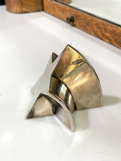 Vintage 1970s Silver Plated Shooting Star Gunnar Cyren Dansk Paperweight