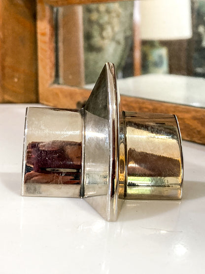 Vintage 1970s Silver Plated Shooting Star Gunnar Cyren Dansk Paperweight