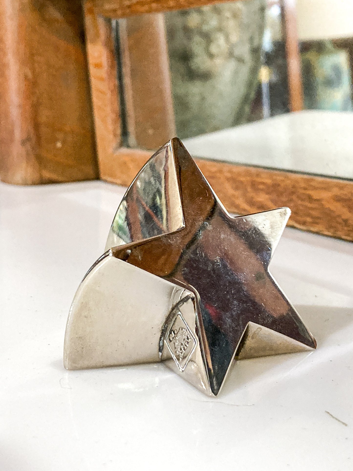 Vintage 1970s Silver Plated Shooting Star Gunnar Cyren Dansk Paperweight