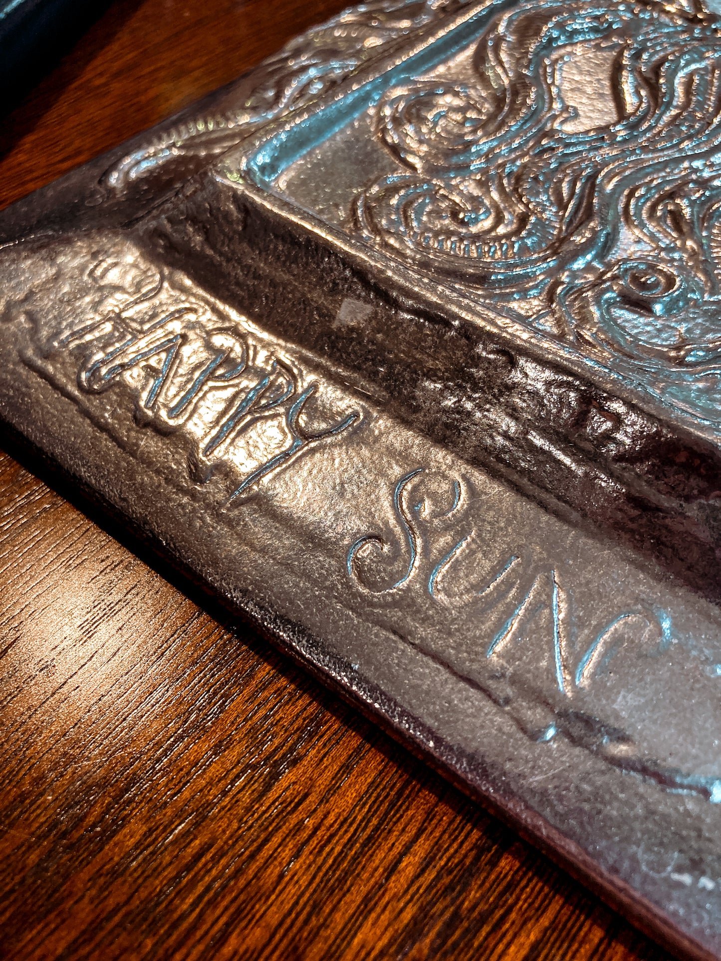 Vintage Don Drumm Studio Aluminum Metal Rectangular Narrow Platter Tray