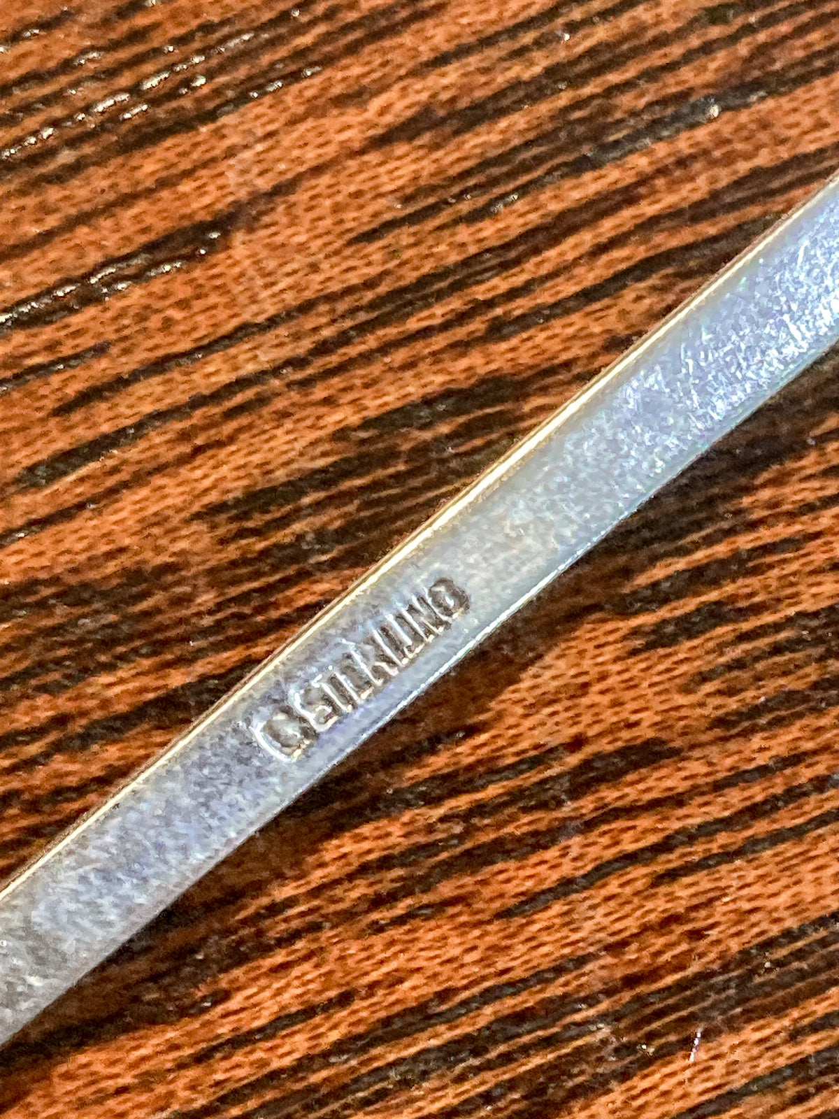 Vintage Engraved Sterling Silver Butter Pick