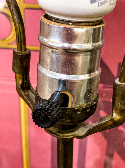 Vintage Frederick Cooper Blanc de Chine Ceramic Musician Figural Table Lamp