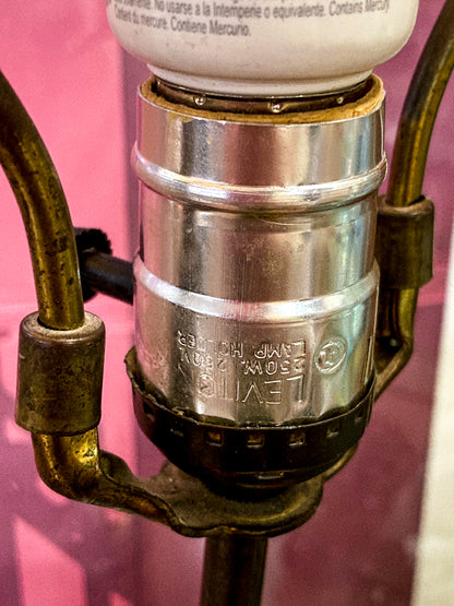 Vintage Frederick Cooper Blanc de Chine Ceramic Musician Figural Table Lamp