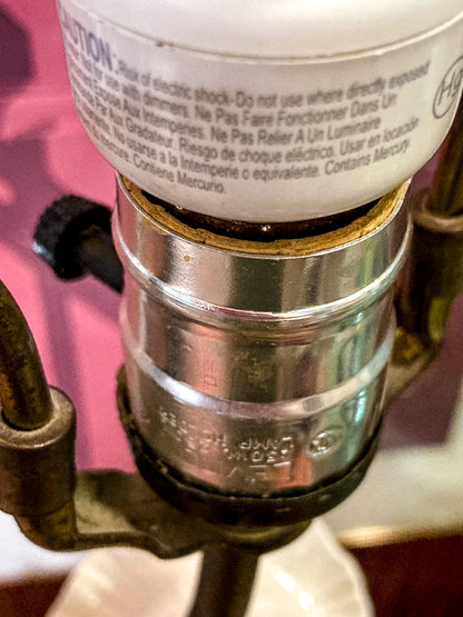 Vintage Frederick Cooper Blanc de Chine Ceramic Musician Figural Table Lamp