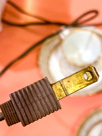 Vintage Frederick Cooper Blanc de Chine Ceramic Musician Figural Table Lamp