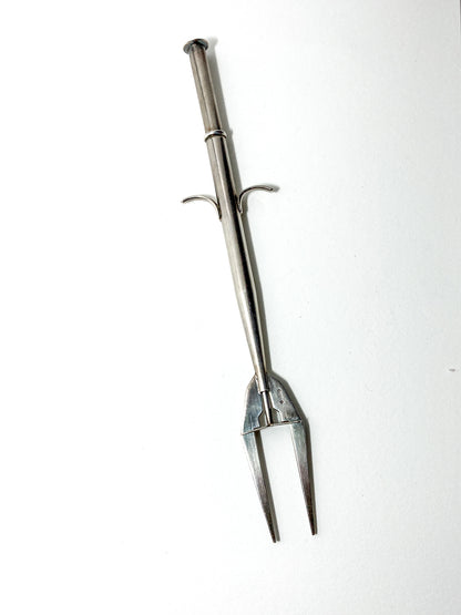 Vintage German Lutz & Weiss Sterling Silver Pickle Fork Serve Tableware