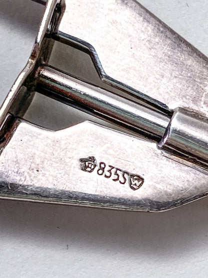 Vintage German Lutz & Weiss Sterling Silver Pickle Fork Serve Tableware