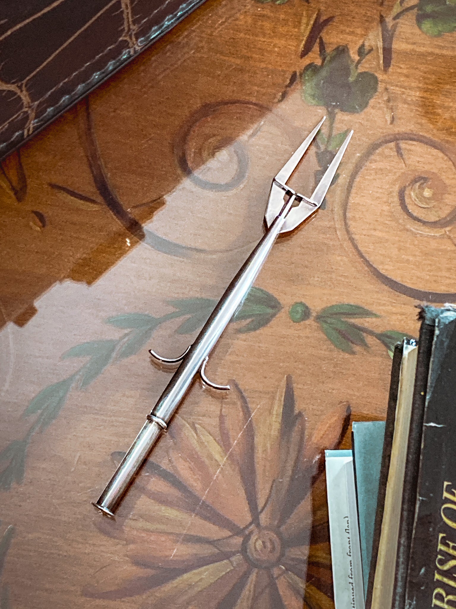 Vintage German Lutz & Weiss Sterling Silver Pickle Fork Serve Tableware