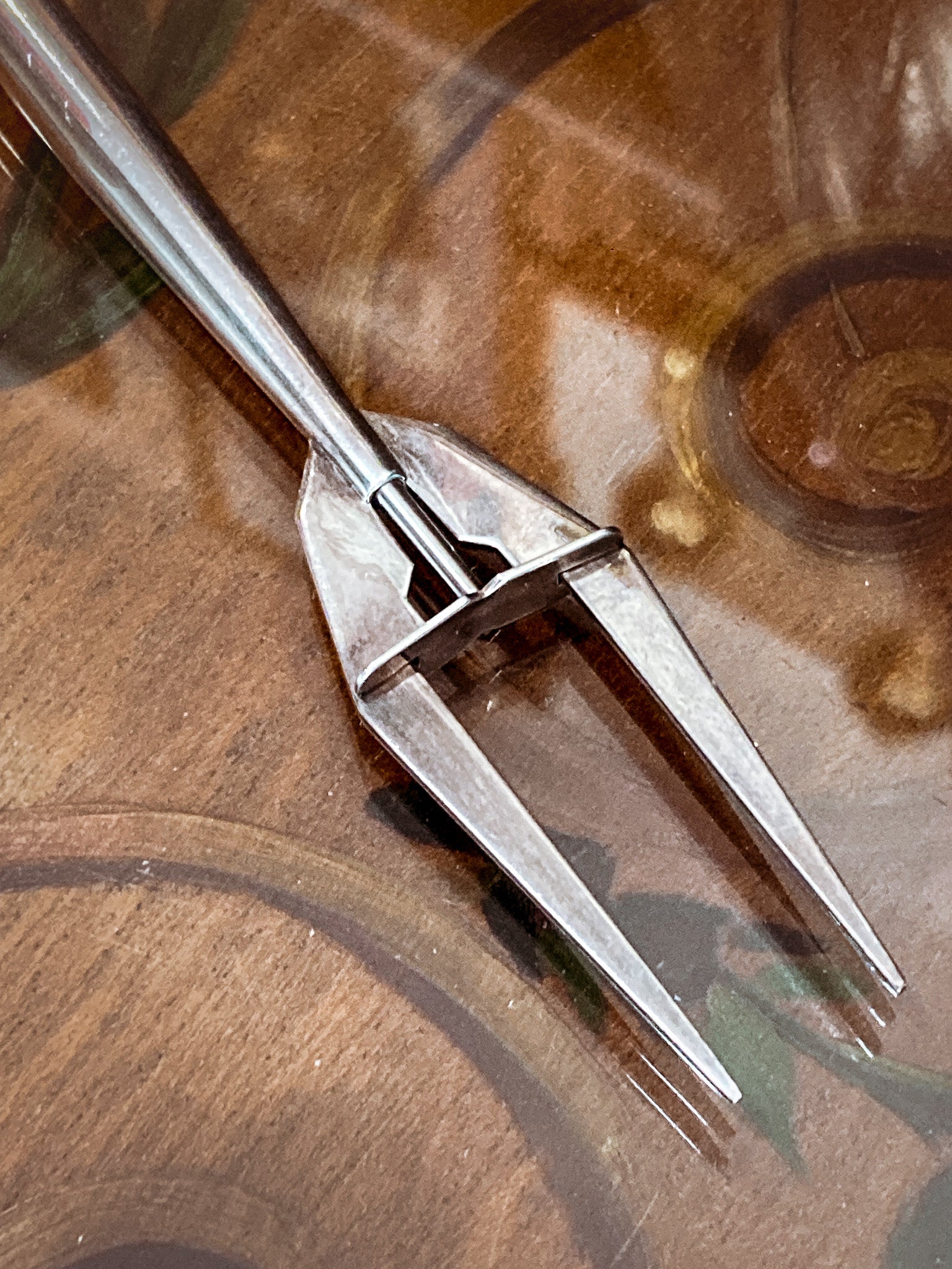 Vintage German Lutz & Weiss Sterling Silver Pickle Fork Serve Tableware