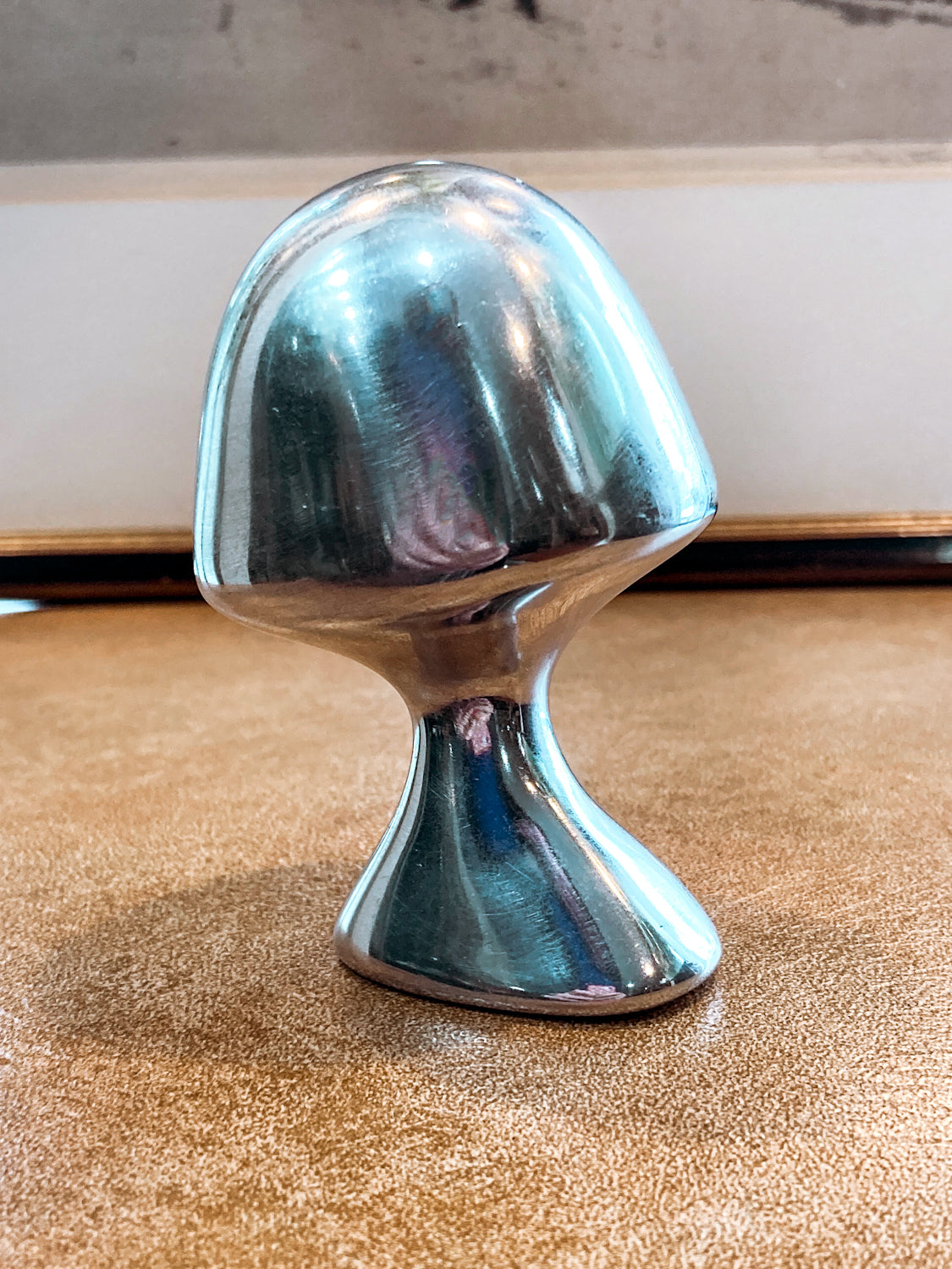 Vintage Gordon Hoselton (1930-2003) Aluminum Mushroom Mini Sculpture