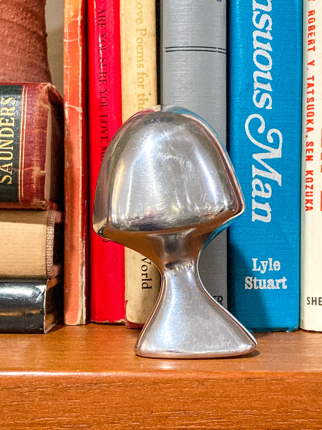 Vintage Gordon Hoselton (1930-2003) Aluminum Mushroom Mini Sculpture