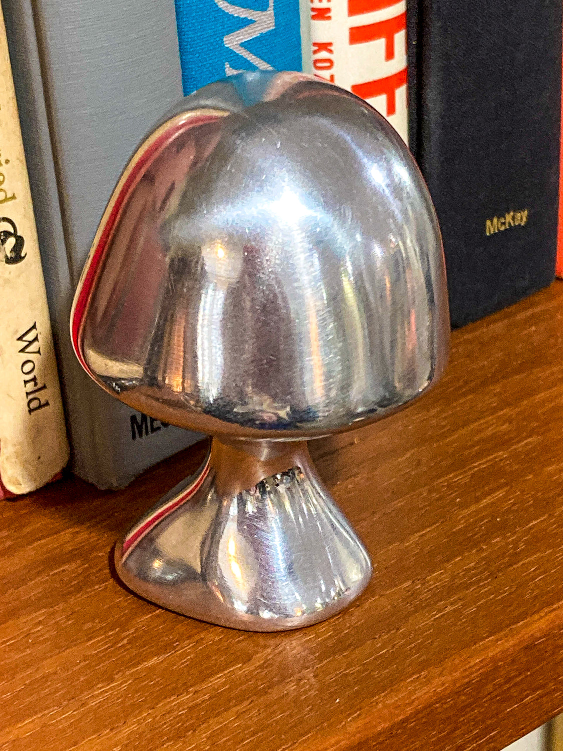 Vintage Gordon Hoselton (1930-2003) Aluminum Mushroom Mini Sculpture