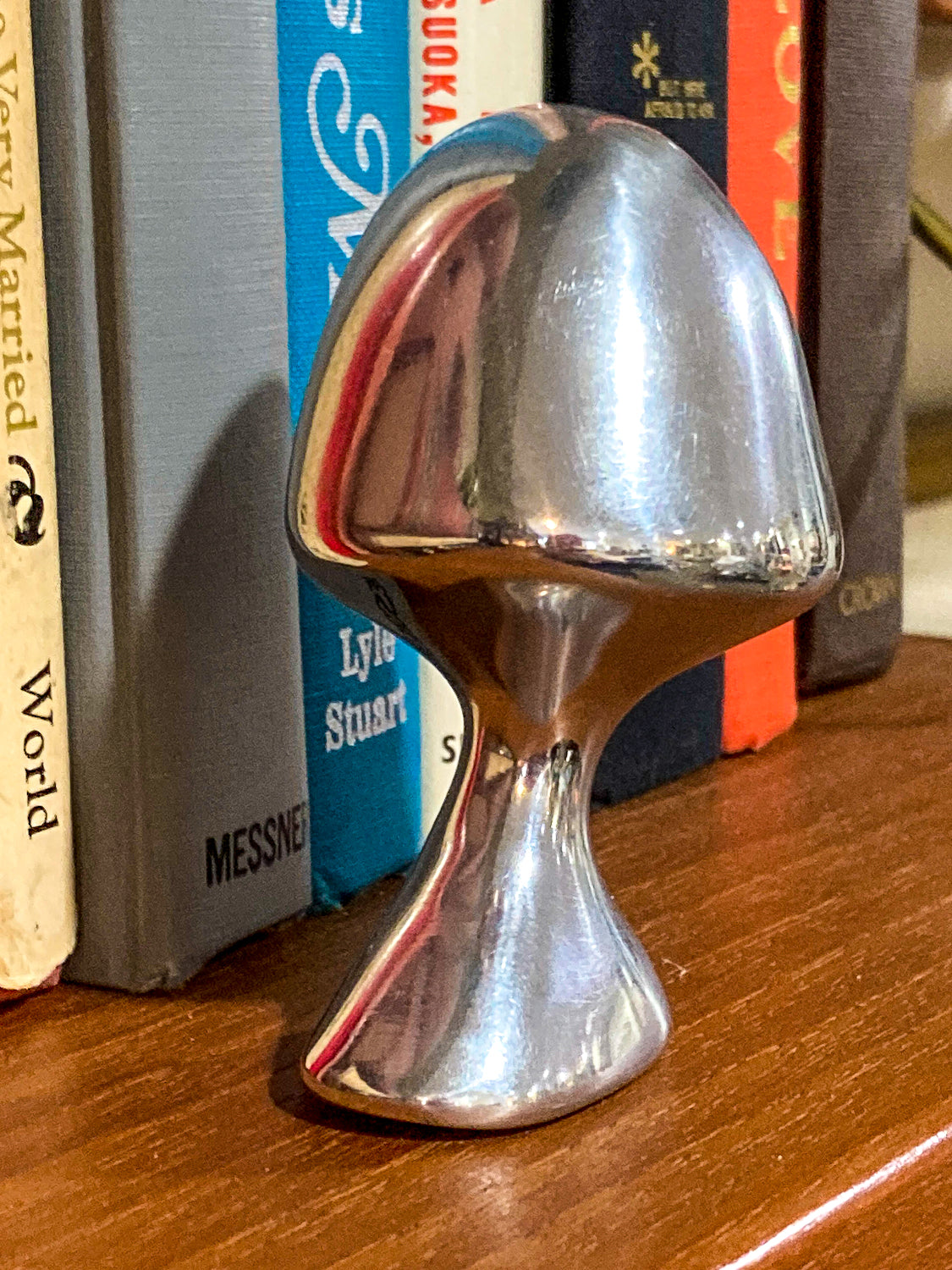 Vintage Gordon Hoselton (1930-2003) Aluminum Mushroom Mini Sculpture