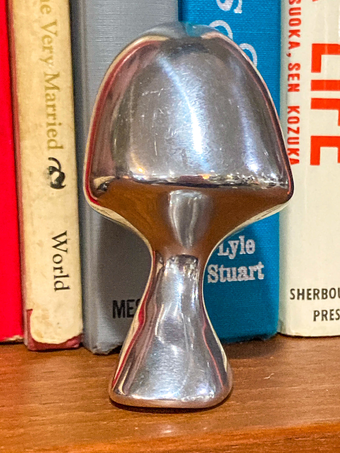 Vintage Gordon Hoselton (1930-2003) Aluminum Mushroom Mini Sculpture